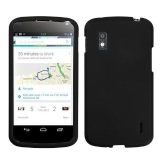 Asmyna LGE960HPCSO306NP Premium Durable Rubberized Protective Case for LG Nexus 4 E960   1 Pack   Retail Packaging   Black: Cell Phones & Accessories