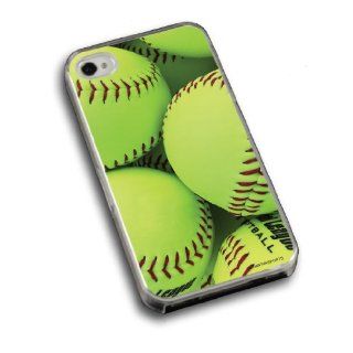 Softball Graphic iPhone Case (iPhone 4/4S): Cell Phones & Accessories