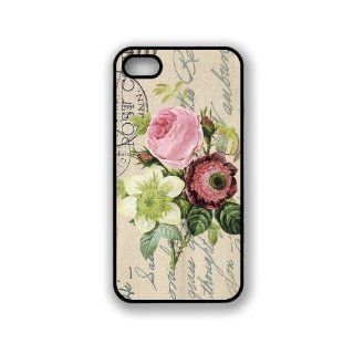 CellPowerCasesTM Roses Vintage Postcard iPhone 5 Case   Fits iPhone 5 & iPhone 5S: Cell Phones & Accessories