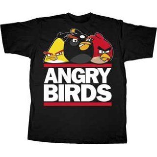 Angry Birds Run DMC Logo T shirt: Clothing