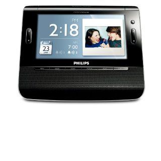 Philips USA AJL308 Clock Radio with 7 Inch TFT LCD Color Display and USB/SD  Card Slot (Old Version): Electronics