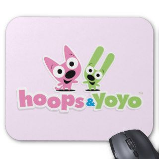 hoops&yoyo fun logo mouse mats