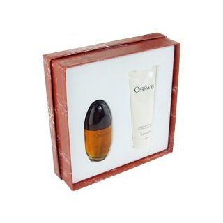 Obsession by Calvin Klein for Women   2 Pc Gift Set 1.7oz EDP Spray, 3.4oz Silkening Body Lotion : Fragrance Sets : Beauty