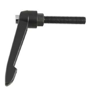 Spring Loaded M10 x 50mm Adjustable Clamping Handle Blk Electronics