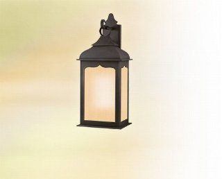 Troy Lighting BF2013CI, Henry Street Outdoor Wall Sconce, 26 Watts Fluorescent, Colonial Iron   Outdoor Post Lights  
