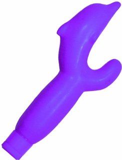 Waterproof Purple Soft Touch Wireless Petite Dolphin G Spot Kisser Vibrator: Health & Personal Care