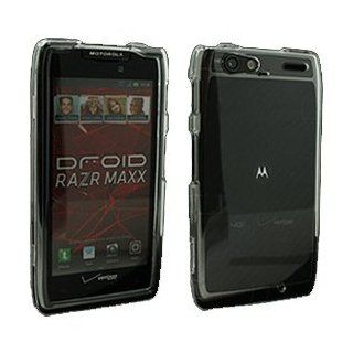 Motorola Droid RAZR MAXX Snap On Cover, Clear: Cell Phones & Accessories