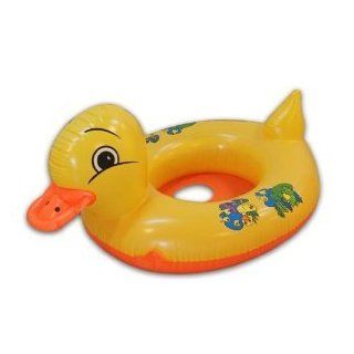 Jolala Inflatable Little Duck Swimming Seat Float Boats with Leg Holes: Toys & Games