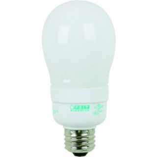 Feit Electric ESL9A 9 Watt A19 Short Compact Fluorescent (40 Watt Incandescent Equivalent)   Compact Fluorescent Bulbs  