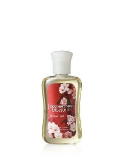 Bath & Body Works Pleasures Japanese Cherry Blossom Shower Gel Medium Travel Size 4 fl oz : Bath And Shower Gels : Beauty