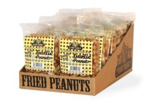 Peanut Trading Company Garlic Fried Peanuts 12 Count : Grocery & Gourmet Food