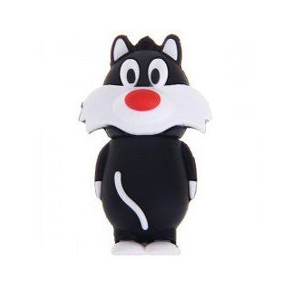 Manga & Comics Crazy Gadgets   Black Cat Cartoon 16 GB Usb Flash Drive   Sylvester 