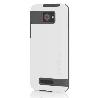 Incipio HT 335 FAXION Case for HTC Droid DNA 1 Pack   Retail Packaging   White/Gray: Cell Phones & Accessories