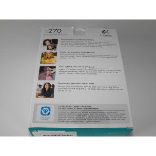Logitech C270 720p Widescreen Video Call and Recording HD Webcam   960 000819 (Floral Spiral) Electronics