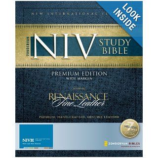 Zondervan NIV Study Bible, Premium Edition: Zondervan: 9780310940791: Books
