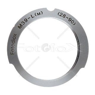 Fotodiox 10M39LM2890 Lens Mount Adapter, M39 (39MM x1 Thread, Leica Screw Mount) Lens to Leica M Adapter with 28MM/90MM Frame Line : Camera Lens Adapters : Camera & Photo