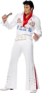 Elvis American Eagle Jumpsuit Adult Costume: Toys & Games