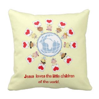 Children of the World Throw Pillows