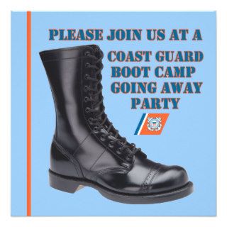 U.S. Coast Guard Going Away Party Invitation