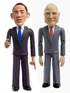 Barack Obama & John McCain 6 Inch Action Figures Set of 2: Toys & Games