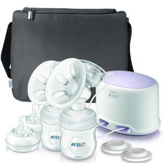 Philips AVENT Double Electric Comfort Breast Pump, White  Electric Double Breast Feeding Pumps  Baby