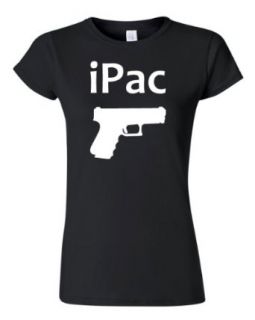Junior iPac Gun Rights 2nd Amendment Black T Shirt Tee: Clothing