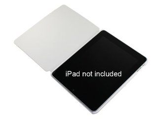 White Leather Case with Cover for Apple iPad MC349LL/A: Electronics