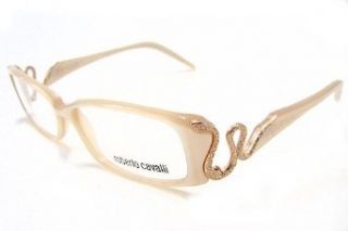 Roberto Cavalli Satiro345 Eyeglasses Satiro 345 Pearled Cream K93 Optical Frame: Clothing
