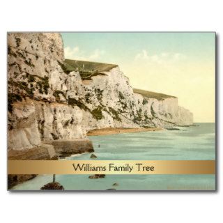 White Cliffs of Dover, Kent, England, Family Tree Postcards