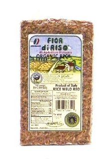 Fior di Riso Organic Wild Red Rice, 16 oz : Dried Grains And Rice : Grocery & Gourmet Food