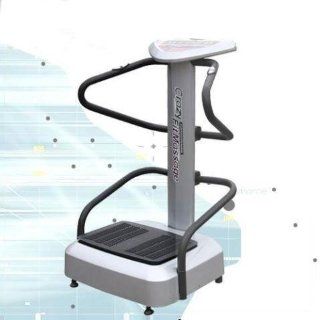 New Full Body Vibration Fitness Plate Machine Crazy Fit Massage 002E  Vibrating Platform Exercise Machines  Sports & Outdoors