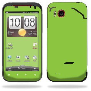 Protective Vinyl Skin Decal Cover for HTC Rezound 4G LTE Verizon Cell Phone Sticker Skins Glossy Green: Cell Phones & Accessories
