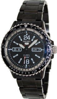 Seiko 5 Sport Automatic Black Dial Black PVD Stainless Steel Mens Watch SRP355 at  Men's Watch store.