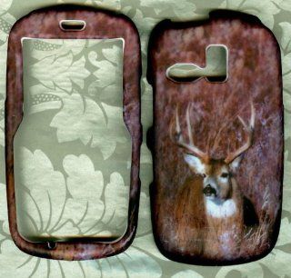 Dry Deer Rubberized snap on case Samsung r355 R355c Straight Talk Phone Cover: Cell Phones & Accessories