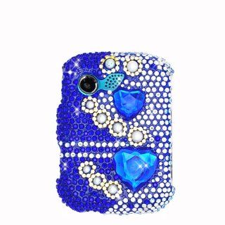 Eagle Cell PDLGMN240L351 RingBling Brilliant Diamond Case for LG Remarq/Imprint N240   Retail Packaging   Pearl Blue: Cell Phones & Accessories