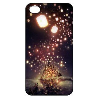 Tangled the Lights Art Hard Back Shell Case Cover Skin for Iphone 4 4g 4s Cases   Black/white/clear Cell Phones & Accessories
