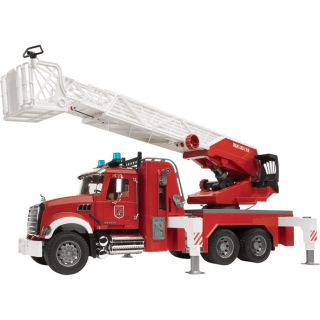 Bruder Mack Granite Fire Truck — 1:16 Scale, Model# 02821  Cars   Trucks