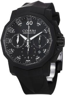 Corum Admirals Cup 44 Chronograph Rubber Strap Mens Watch 75380102F371AN21: Corum: Watches