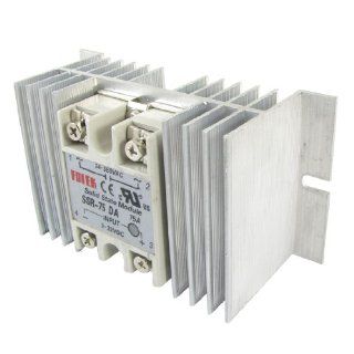 Amico SSR 75 DA 75A Single Phase Solid State Relay 24 380V AC with Heat Sink: Home Improvement