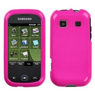 Hard Protector Skin Cover Cell Phone Case for SAMSUNG Trender SPH M380 Sprint   Hot Pink: Cell Phones & Accessories