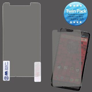 MyBat Motorola XT1080 Screen Protector Twin Pack   Retail Packaging   Clear: Cell Phones & Accessories