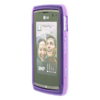 Celicious Purple Hydro Gel Case for LG GC900 Viewty Smart  LG GC900 Viewty Smart Case Cover: Cell Phones & Accessories
