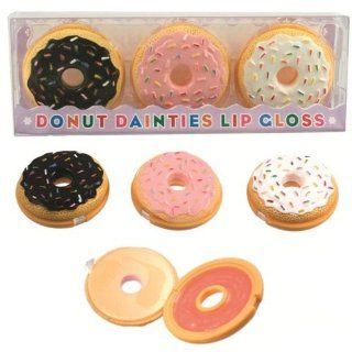 Donut Dainties Lip Gloss  Donut Flavored Lip Gloss  Beauty