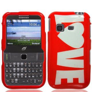 Red Love Hard Cover Case for Samsung SGH S390G GR 59: Cell Phones & Accessories