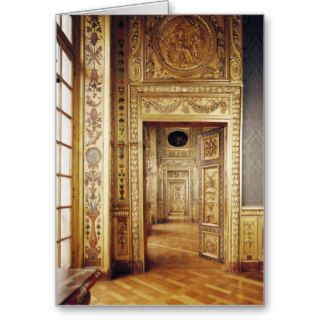 View of the enfilade, 1650 58 greeting cards