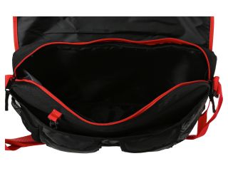 High Sierra Tank Messenger Bag Black Treads/Red Line