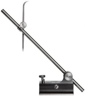 Starrett 56B Small Surface Gauge with Hardened Steel Base, 4" and 7" Spindle Length, Base 2" Length and 1 1/2" Width: Surface Roughness Gauges: Industrial & Scientific