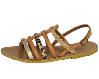 LAUREN CONRAD Tristan Leopard/Snakeskin Strap Gladiator Sandal   Size 6.5: Shoes