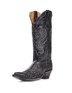Johnny Ringo Western Boots Womens Cowboy Sagrada Black JRS405 21X: Shoes