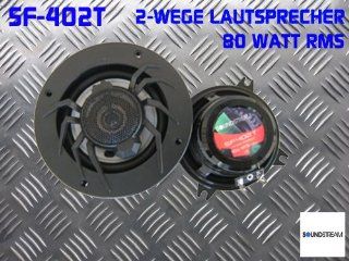 Soundstream SF 402T 4" Arachnid Series 2 way Car Speakers : Vehicle Speakers : Car Electronics